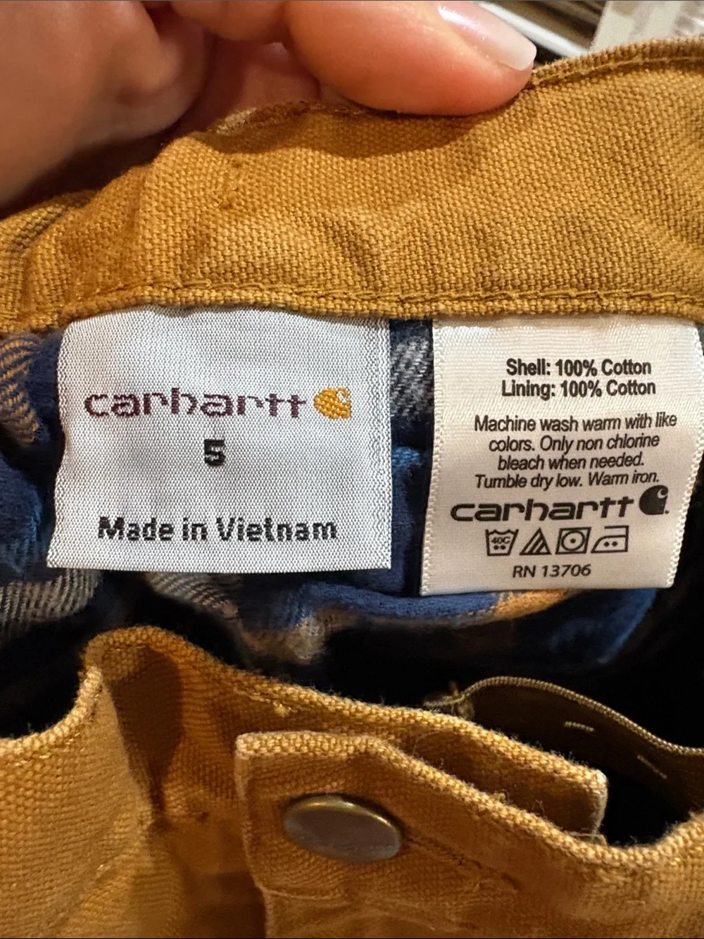 Carhartt Tan Work Chinos